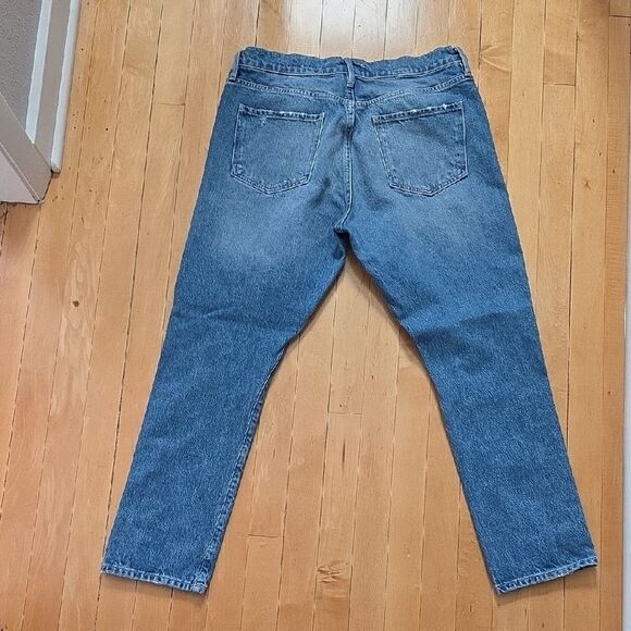 Frame Denim Blue Ankle & Cropped Jeans - Picture 4 of 12